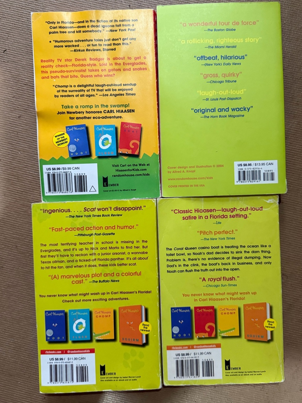 4pc Book Set - Great for Middle Schoolers - Picture 2 of 2